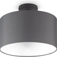 Comnox - B.K.Licht - Decoratieve plafondlamp - Warm licht & elegante vormgeving - Ø30cm - Grijs/wit - lamp, sfeervol, montage