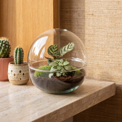 Comnox - Dome - DIY Terrarium Kit - Zelfregulerend Ecosysteem - 20 cm