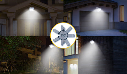 Buitenlamp grijs | LED 50W=450W halogeen schijnwerper | IR sensor | koelwit 4000K | waterdicht IP65