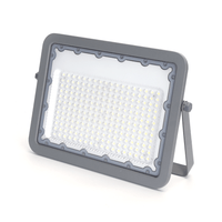 LED bouwlamp daglichtwit 6500K - 200W - IP65 waterdicht - grijs