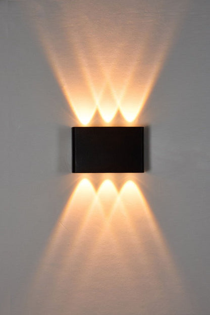 Buitenlamp met Lichtbron - Wandarmatuur - 450lm 2000K/2700K/4000K - Zwart - IP65