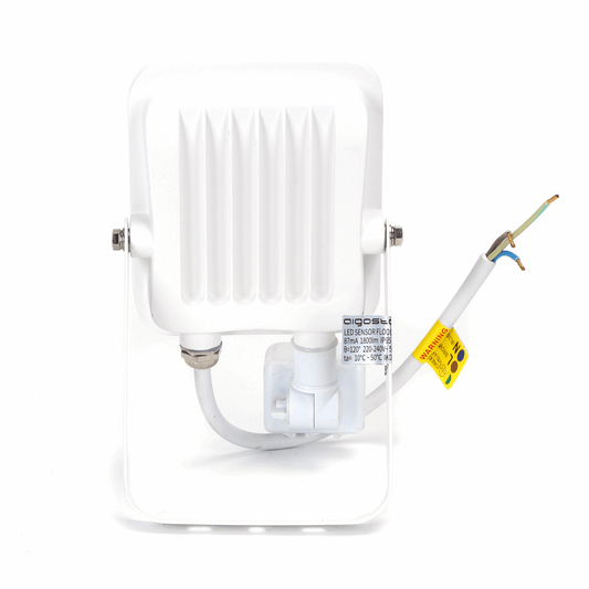 Comnox - Buitenlamp wit | LED 20W~200W traditionele verlichting | met IR-bewegingssensor | IP65 4000K 1800Lm 230V – Krachtig en energiezuinig – Wit