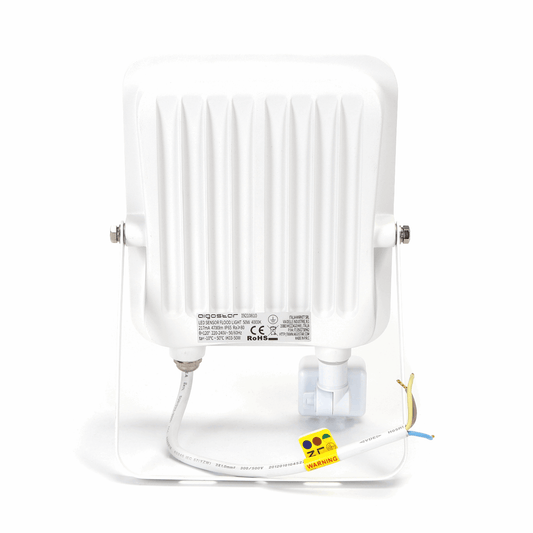 Comnox - Buitenlamp wit met IR bewegingssensor - Heldere, energiebesparende verlichting - Comfortabel & veilig - LED 50W - 4700Lm - IP65 - daglichtwit