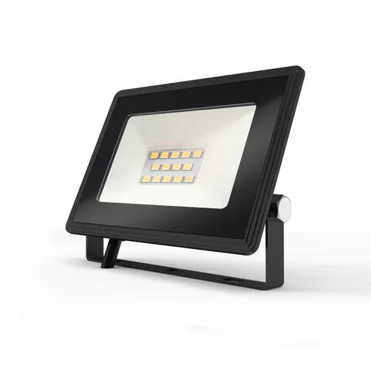 Comnox - LED buitenlamp koelwit 4000K - helder, veilig, energiezuinig - 10W 900 lumen - IP65 waterdicht - zwart