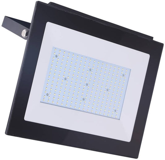 Comnox - Buitenlamp zwart LED schijnwerper 150W 6400K IP65 230V - Krachtige buitenverlichting - Duurzame en veilige keuze