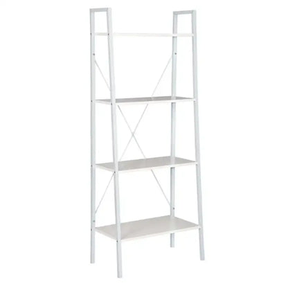 BukkitBow - 4-Lagen Ladder Boekenplank / Kast - Voor Woonkamer Slaapkamer Keuken Eetkamer Opslag - 60x35x148cm