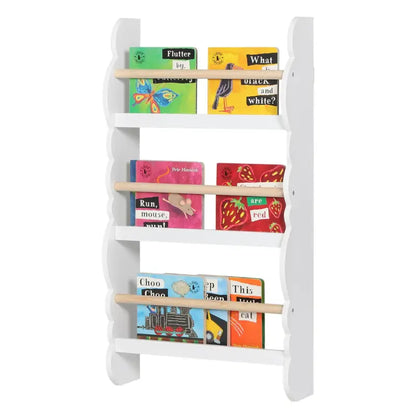 Comnox - BukkitBow Boekenkast voor Kinderen - Veilig & Toegankelijk - Wit