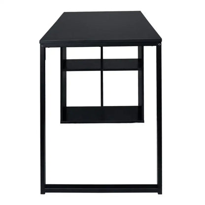 BukkitBow - Bureau met Vakkenkast - Spaanplaat Tafelblad - Metalen Frame - 120x60cm Werkstation