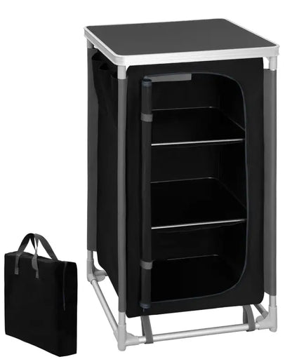 BukkitBow - Campingtafel - Oxford Doek en Aluminium - Met Opbergruimte - Draagbaar - Multifunctioneel