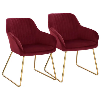 BukkitBow Eetkamerstoelen - Ergonomisch Comfort - Set van 2
