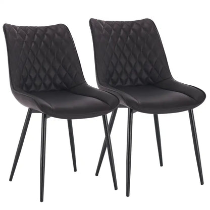 Comnox - BukkitBow Eetkamerstoelen - Ergonomisch Comfort - Set van 2