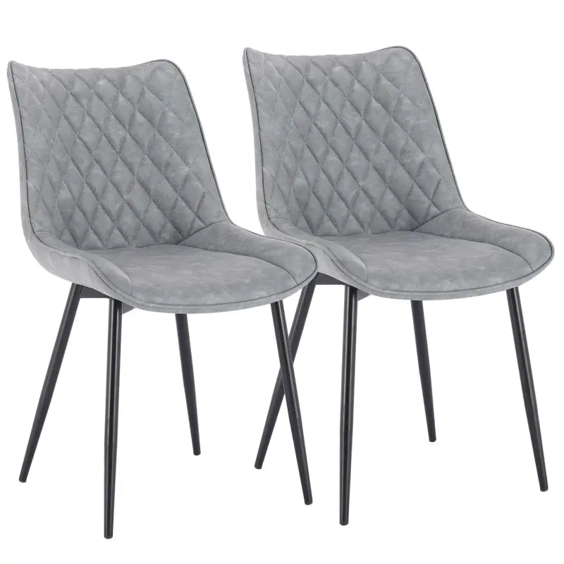 Comnox - BukkitBow Eetkamerstoelen - Ergonomisch Comfort - Set van 2
