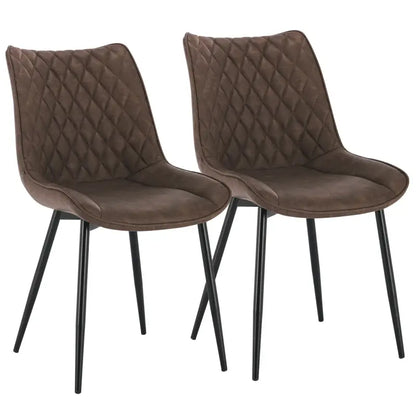 Comnox - BukkitBow Eetkamerstoelen - Ergonomisch Comfort - Set van 2