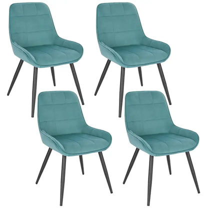 BukkitBow Eetkamerstoelen - Comfortabel Design - Set van 4