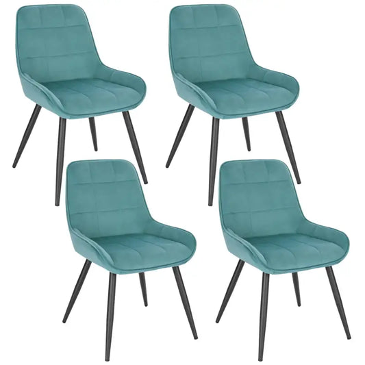 BukkitBow Eetkamerstoelen - Comfortabel Design - Set van 4