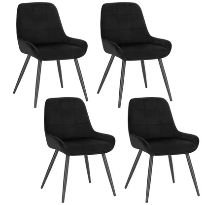 BukkitBow Eetkamerstoelen - Comfortabel Design - Set van 4