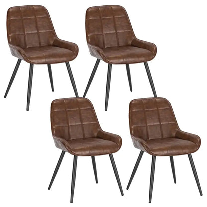 BukkitBow Eetkamerstoelen - Comfortabel Design - Set van 4