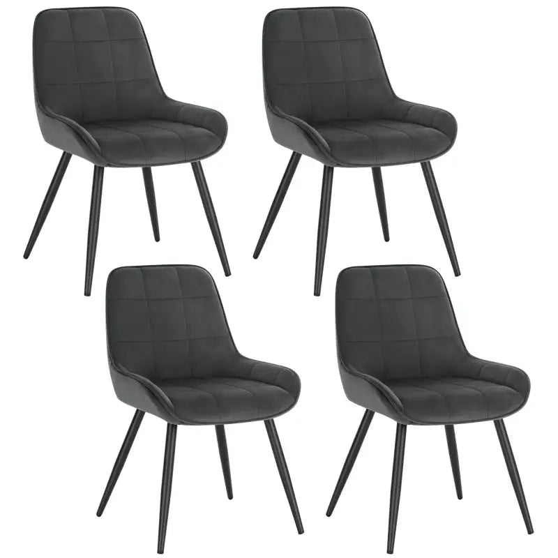 BukkitBow Eetkamerstoelen - Comfortabel Design - Set van 4