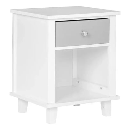 BukkitBow - Compact Nachtkastje - Waterbestendig - Met Lade en Open Compartiment - 40x34x50cm