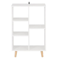 BukkitBow - Compacte Boekenkast - 5 Vakken - Ruimte-efficiënt - Sterke Planken - 30x60x95CM