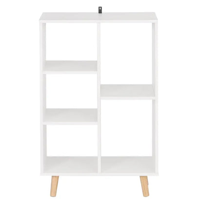 BukkitBow - Compacte Boekenkast - 5 Vakken - Ruimte-efficiënt - Sterke Planken - 30x60x95CM