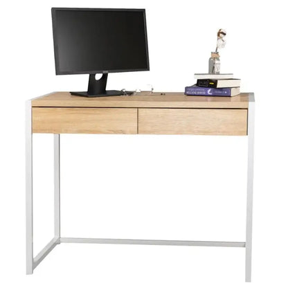 BukkitBow - Computertafel / Bureau - Metalen Frame - Met 2 Lades - 100x50x76cm