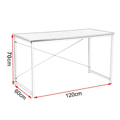 BukkitBow - Computertafel / Bureau - Spaanplaat en Metaal - 120x60x70cm