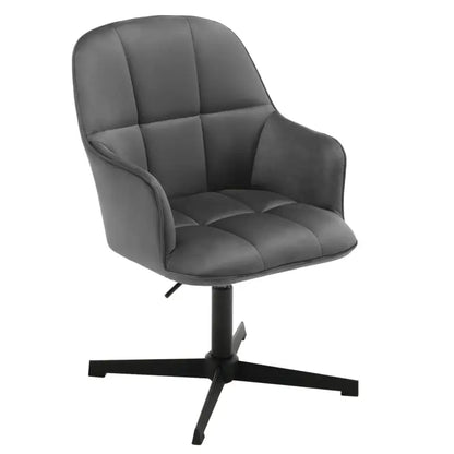 BukkitBow - Draaibare Bureaustoel - Ergonomische Bureaustoel - Velvet Fluwelen Stoel met Metalen Onderstel