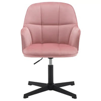 BukkitBow - Draaibare Bureaustoel - Ergonomische Bureaustoel - Velvet Fluwelen Stoel met Metalen Onderstel
