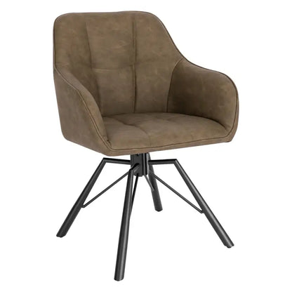 Comnox - BukkitBow Eetkamerstoel - Ergonomisch Comfort - 360 Graden Draaibaar