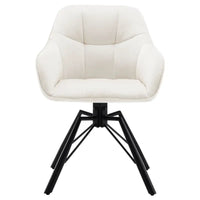 Comnox - BukkitBow Eetkamerstoel - Ergonomisch Comfort - 360 Graden Draaibaar