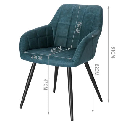 Comnox - BukkitBow Eetkamerstoel - Ergonomisch Comfort - 47 cm Zithoogte