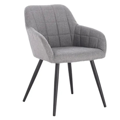 BukkitBow - Eetkamerstoel - Lederen/Stoffen/Linnen Stoel - Comfortabel & Ergonomisch - Stevig & Duurzaam - Zithoogte: 47CM