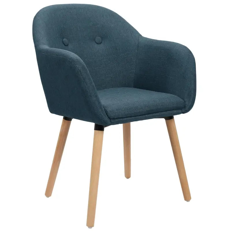 BukkitBow - Ergonomische Eetkamerstoel met Beukenhouten Poten