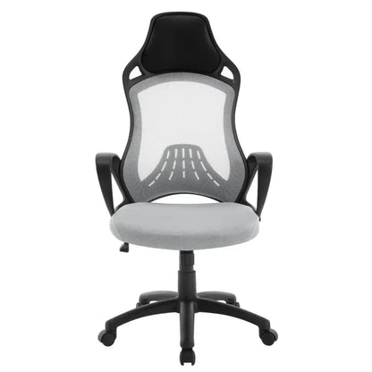 BukkitBow - Ergonomische Bureaustoel - Mesh Bekleding - Wipfunctie - met Hoofdkussen