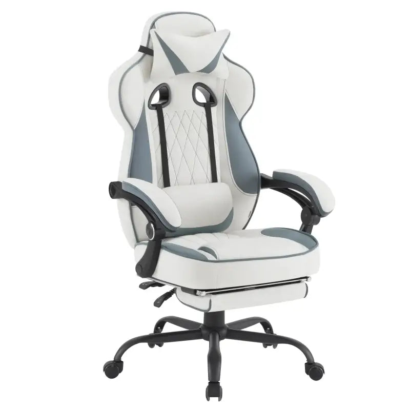 BukkitBow - Ergonomische Gamingstoel / Bureaustoel - Kunstleder of Mesh met Metalen Onderstel - Verstelbaar in Hoogte: 48-55,5CM