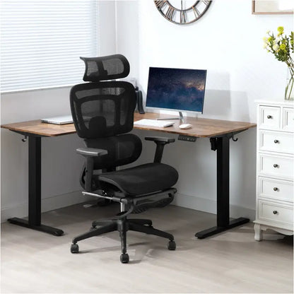 BukkitBow - Ergonomische Mesh Bureaustoel - Verstelbaar en Kantelbaar - Ademend en Comfortabel - Max Belasting: 150kg