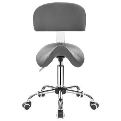 BukkitBow - Faux Lederen Zadelkruk - In Hoogte Verstelbare Draaistoel - Ergonomisch Ontwerp - Stabiele en Duurzame Constructie