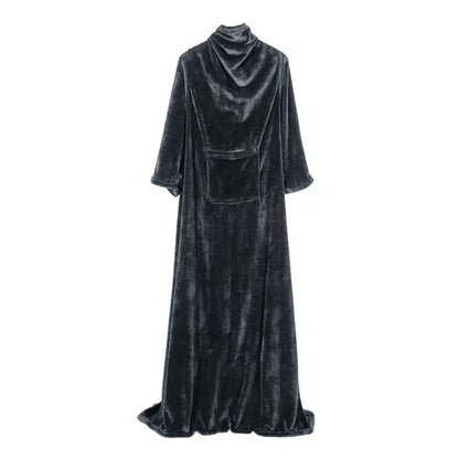 BukkitBow - Flanellen Fleece Deken met Mouwen en Zak - 260 GSM - Verschillende Maten en Kleuren - Lichtgewicht Onesie - Wasbaar