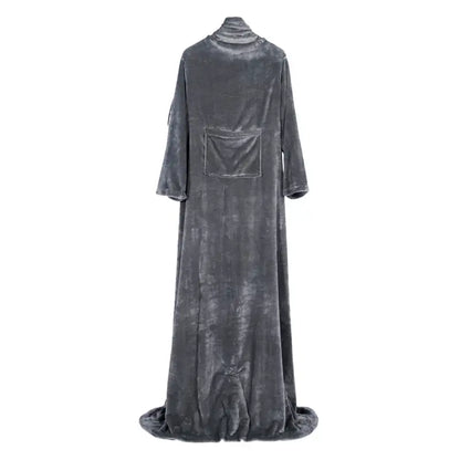 BukkitBow - Flanellen Fleece Deken met Mouwen en Zak - 260 GSM - Verschillende Maten en Kleuren - Lichtgewicht Onesie - Wasbaar
