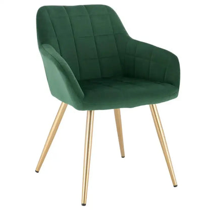 Comnox - BukkitBow - Comfortabele Fluwelen Eetkamerstoel - Stabiel Metaal Frame