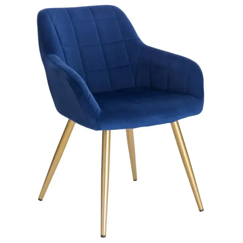 Comnox - BukkitBow - Comfortabele Fluwelen Eetkamerstoel - Stabiel Metaal Frame