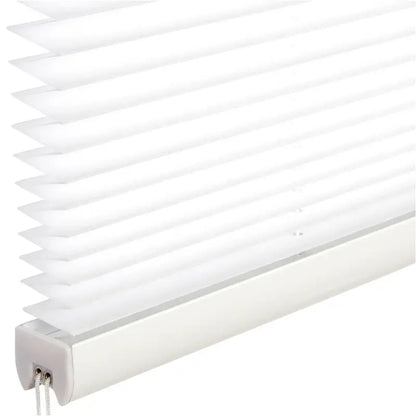 BukkitBow - Geplooid Gordijn / Jaloezië - Aluminium Rail - Wit - Breedte 45-120 cm - Hoogte: 100/130/220 cm - Inclusief Montageset