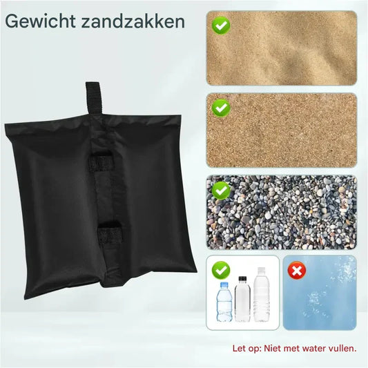 Zwart, opblaasbaar stabilisatiepakket met verstelbare riemen, geschikt voor kajakken en boottoestellen. Detailopname toont de stevige, waterdichte stof voor betrouwbare ondersteuning.