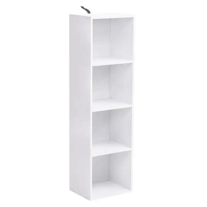 BukkitBow - Houten Boekenkast met 4 Kubus Rekken - Opslag Meubilair voor Woonkamer Slaapkamer - 30x24x106CM