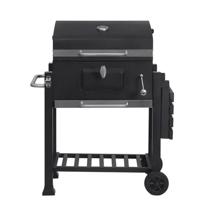 BukkitBow - Houtskoolbarbecue van Staal - met 2 Grillroosters - 113x45.5x100 cm - Verplaatsbaar