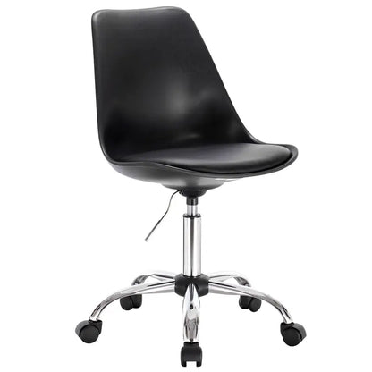 BukkitBow - Kantoorstoel / Bureaustoel Draaibaar en in Hoogte Verstelbaar - Faux Lederen / Fluwelen Stoel - Stalen Basis - Zithoogte: 48.5-60.5CM
