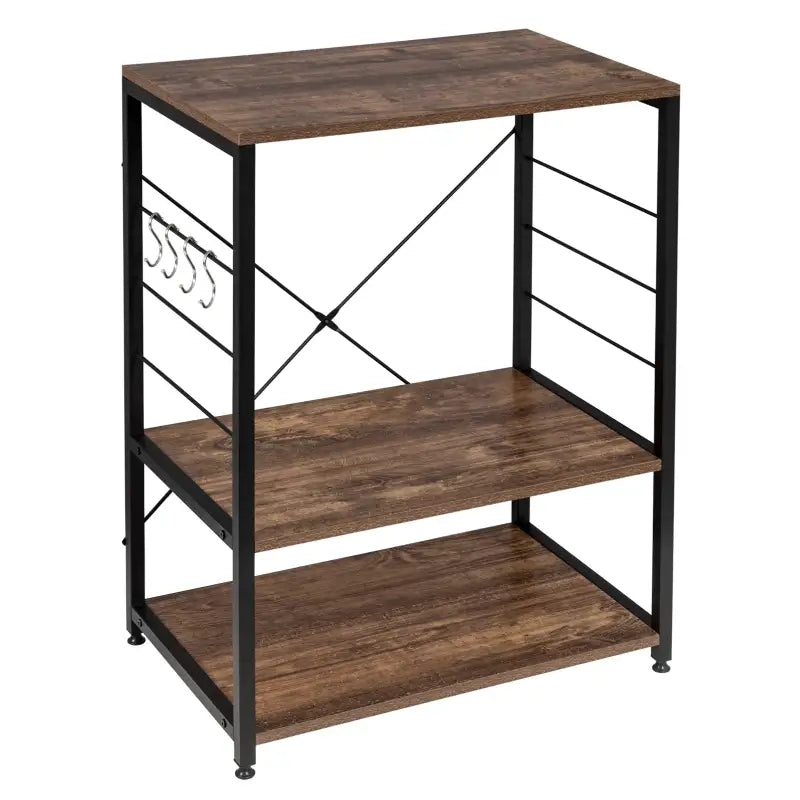 Comnox - BukkitBow Keukenkastje - Multifunctionele Magnetronkast met Haken - 40x60x82cm