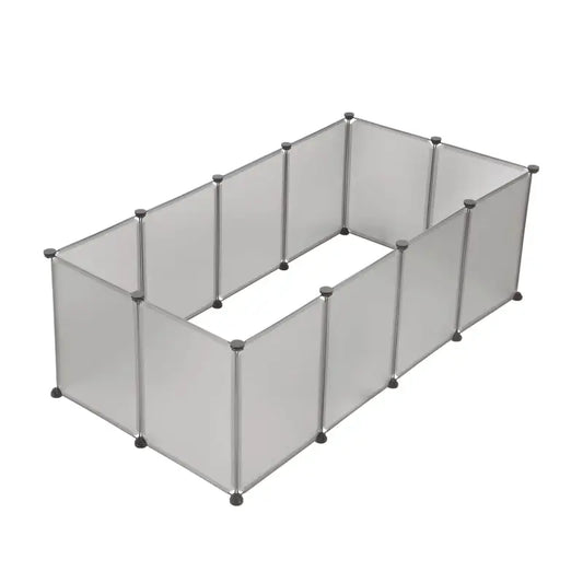 Grijze, op maat te monteren kantelbare werkplekken met transparante panelen en zilverkleurige metalen frame, geschikt voor kantoorruimte of thuisbureau. Ideaal voor flexibele ruimteindeling en privacy.