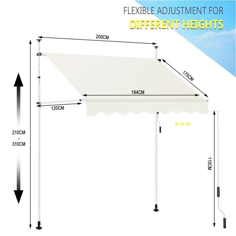 BukkitBow Klemluifel - Boorvrije Zonbescherming - Polyester met PA-coating